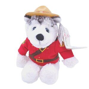OFFICIAL RCMP GRC PLUSH ELITE 9" UNIFORM HAT MOUNTED POLICE HUSKY 11" Canada Toy